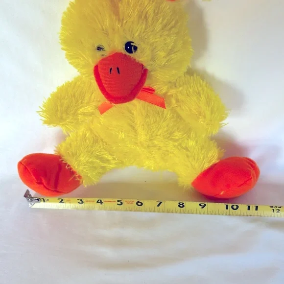 NWOT Set Of 3 Adorable Easter Plush Yellow Bird - Picture 6 of 9